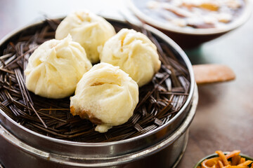 Chinese traditional delicious food, steamed dumplings