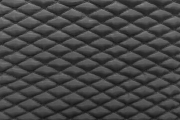 Fototapeta premium Diamond rhombus pattern grey geometry abstract dark design texture modern seamless background