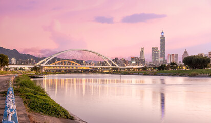 The most beautiful Viewpoint taipei city in taiwan.
