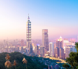 The most beautiful Viewpoint taipei city in taiwan.
