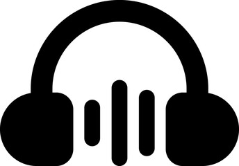 Headphone music icon