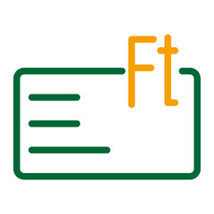 Obraz premium card forint