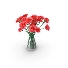 Obraz premium bouquet of red roses in a vase