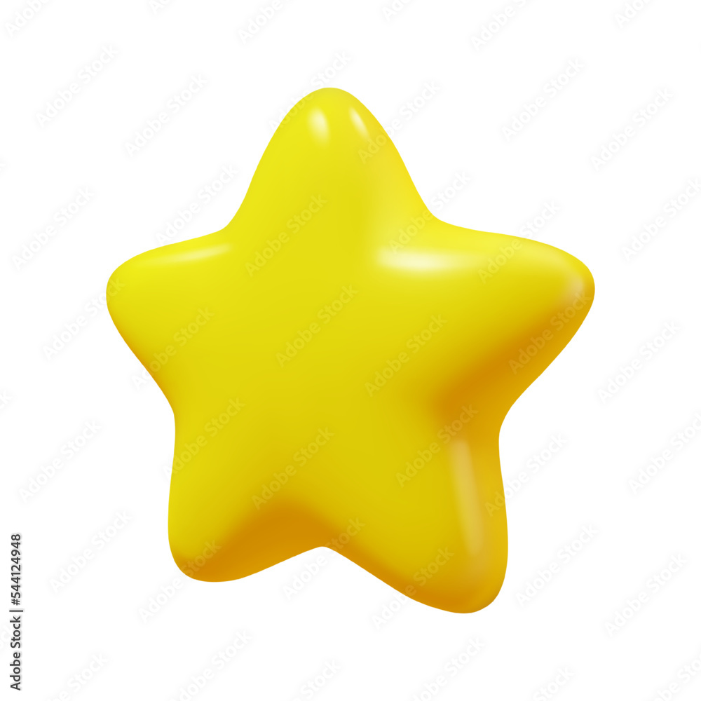 Poster star isolated icon with gold or glowing effect. luminous point or celestial body. award and rating s