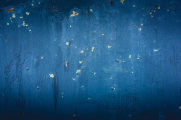 Dark black and blue metal texture background