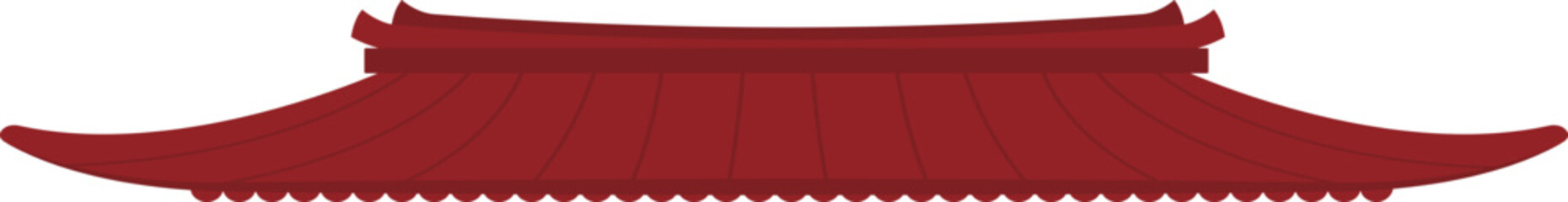 Asian traditional building roof icon © Mykola Syvak