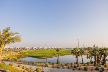 Yas Acres community Golf course view - Abu Dhabi 
