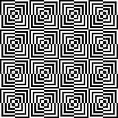 Geometric seamless pattern curved pattern