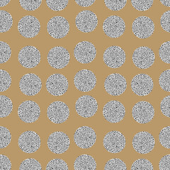 Animal print skin abstract vector hand-drawn seamles patterns with circles for textile design, paper, fabrics, digital, craft and ither design purposes
