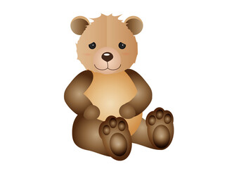 zuckersüßer goldiger Bär als tierischer Begleiter