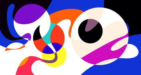 Abstract liquid shape. Fluid geometric design. Isolated gradient waves with geometric lines, dots, batik Indonesia pattern. Vector illustration.