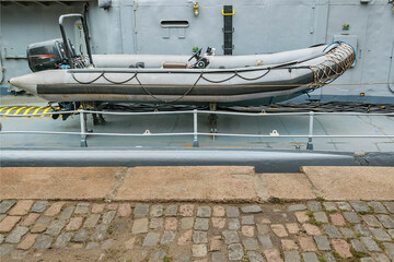 Warship inflatable boat