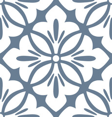Vector beautiful damask pattern. Royal pattern with floral ornament. Seamless wallpaper with a damask pattern. - 544135931