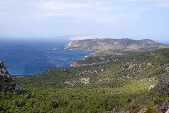 Landschaft bei Monolithos auf Rhodos