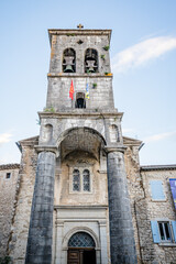 Église Saint-Joseph de Labeaume en Ardèche - obrazy, fototapety, plakaty