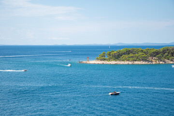 croatia, rab, beautiful old town by the sea