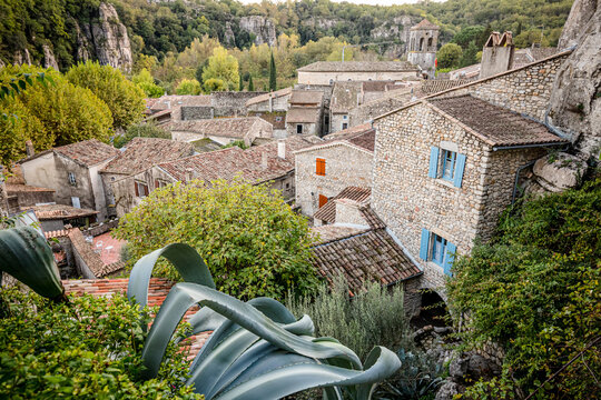 Le village de Labeaume en Ardèche