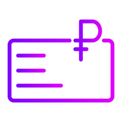 Obraz premium card ruble