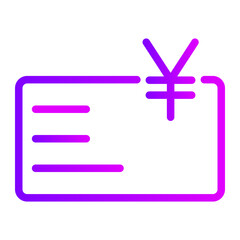 Fototapeta premium card yen