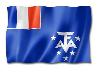 French Southern and Antarctic Lands flag, Overseas Territories of France
