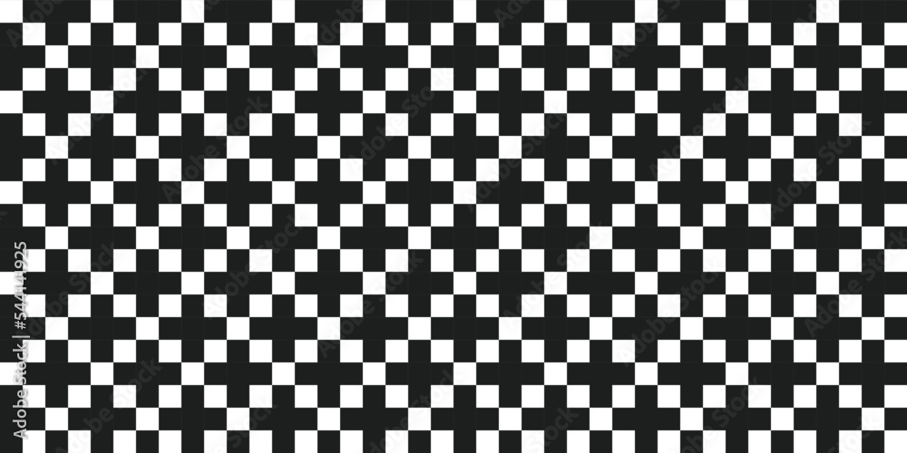 Poster A pattern of identical black crosses and white squares separating. For seamless design of various surfaces.