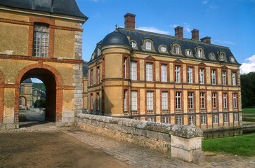 Jardins Le Notre, chateau, Dampierre, Yvelines,78, France