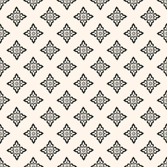 Fototapeta premium Abstract simple gothic style seamless pattern