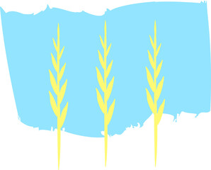 wheat Ukraine symbol