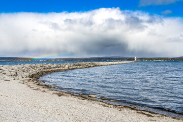 Rainfall over Little Traverse Bay