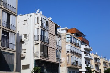 Fototapeta premium White City of Tel Aviv. Landmark of Israel.