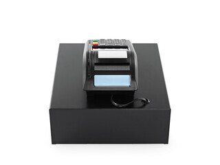 Cash register with clipping path