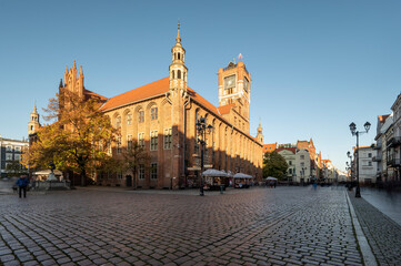 Fototapeta premium Town Hall in Torun, Poland.