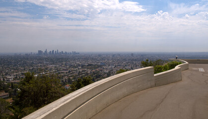 Skyline of Los Angeles seen from the Griffith Observatory.