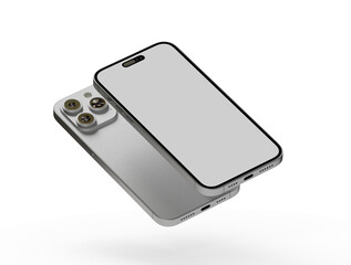 "phone 3d illustration mockup smartphone isolated."