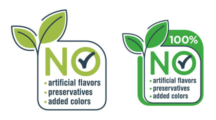 No Artificial Preservatives, Sweeteners, Flavors