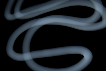 White neon light -  neon sign tubes.Long exposure light abstract background