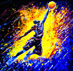 Basketball Player - Illustration.