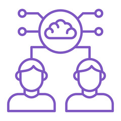 Brainstorming Multicolor Line Icon