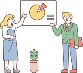 Business people, teamwork, brainstorming