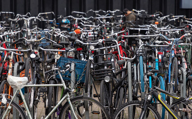 Fototapeta na wymiar Bicycle Parking Central Station