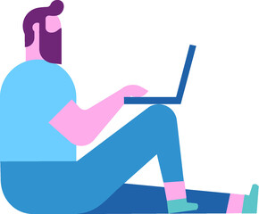 business tiny people in flat style