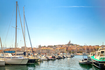 Fototapeta premium Hafen von Marseille, Südfrankreich 