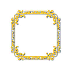 Frame, in the style of an ornament, Vector illustration eps 10, Art.	