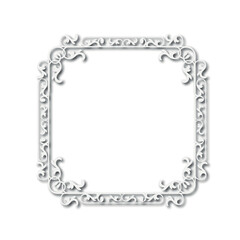 Frame, in the style of an ornament, Vector illustration eps 10, Art.	