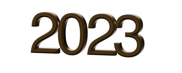 2023 New year change, turn.