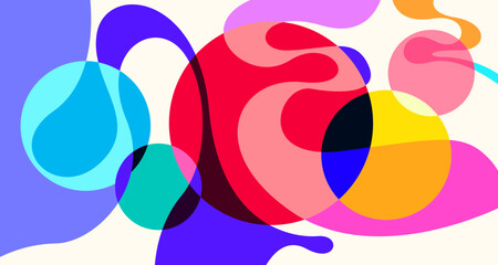 Abstract liquid shape. Fluid geometric design. Isolated gradient waves with geometric lines, dots, batik Indonesia pattern. Vector illustration.