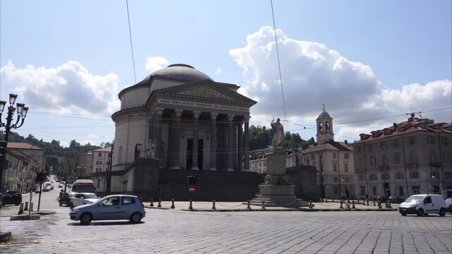 Gran Madre di Dio Neoclassic-style church in Turin, Italy
