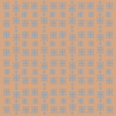 seamless pattern with flowers snow