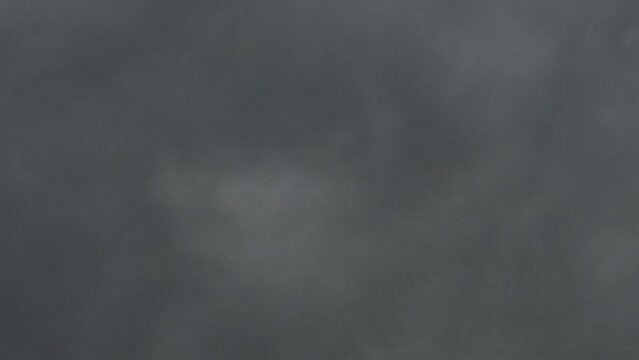 Dark altocumulus clouds moving towards camera timelapse 4K