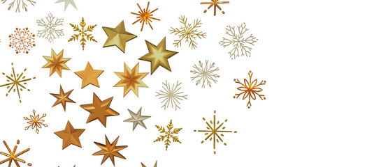 Snowflakes Falling On Snow - Winter Banner